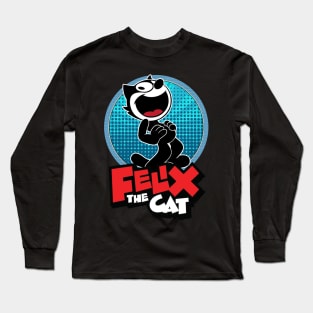 Felix the Cat Silly Shenanigans in Toon World Long Sleeve T-Shirt
